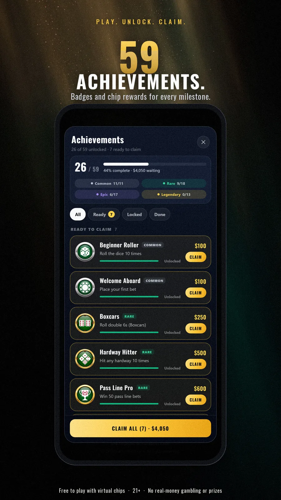 Lucky Roll Craps screenshot 6