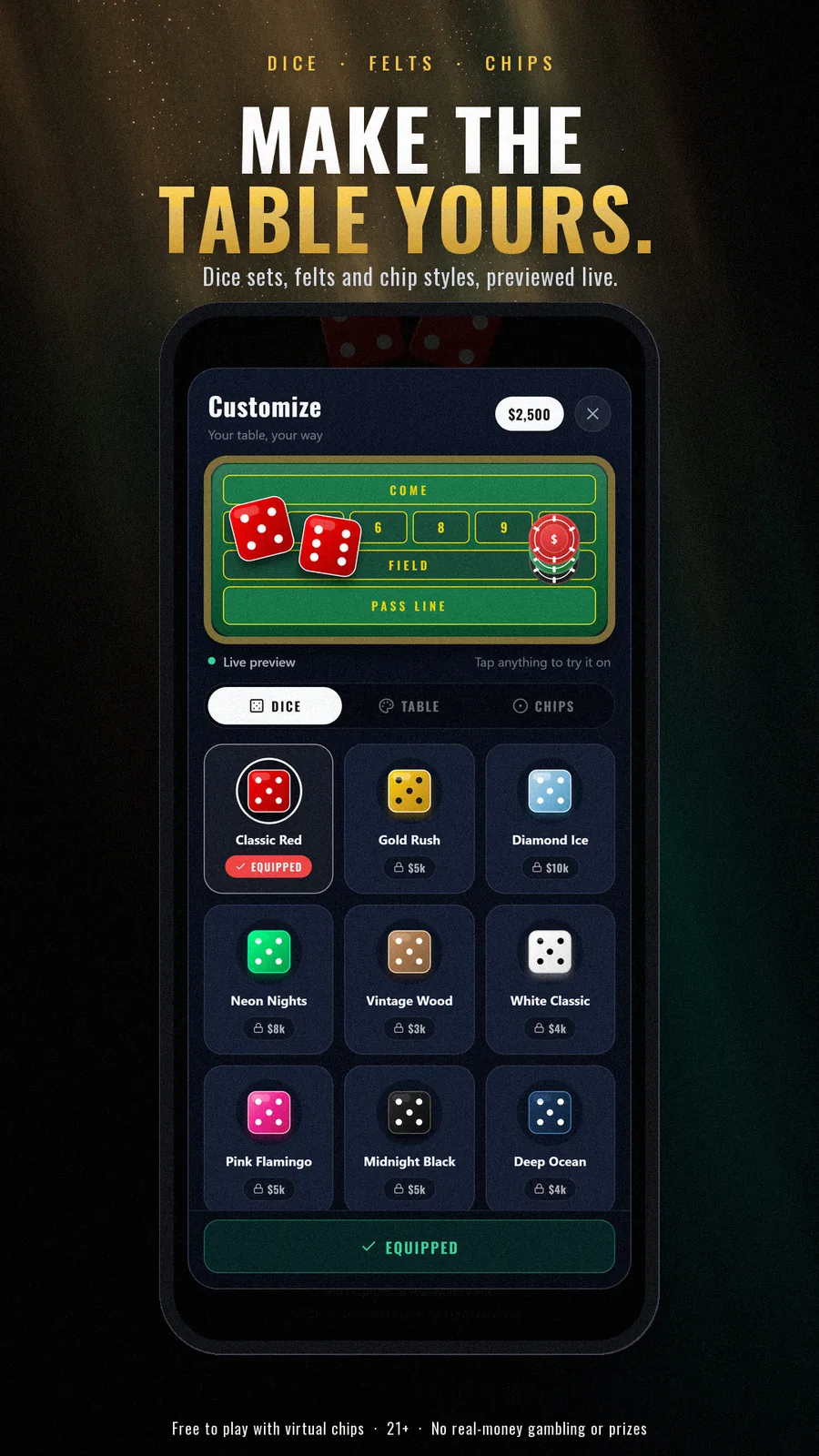 Lucky Roll Craps screenshot 7