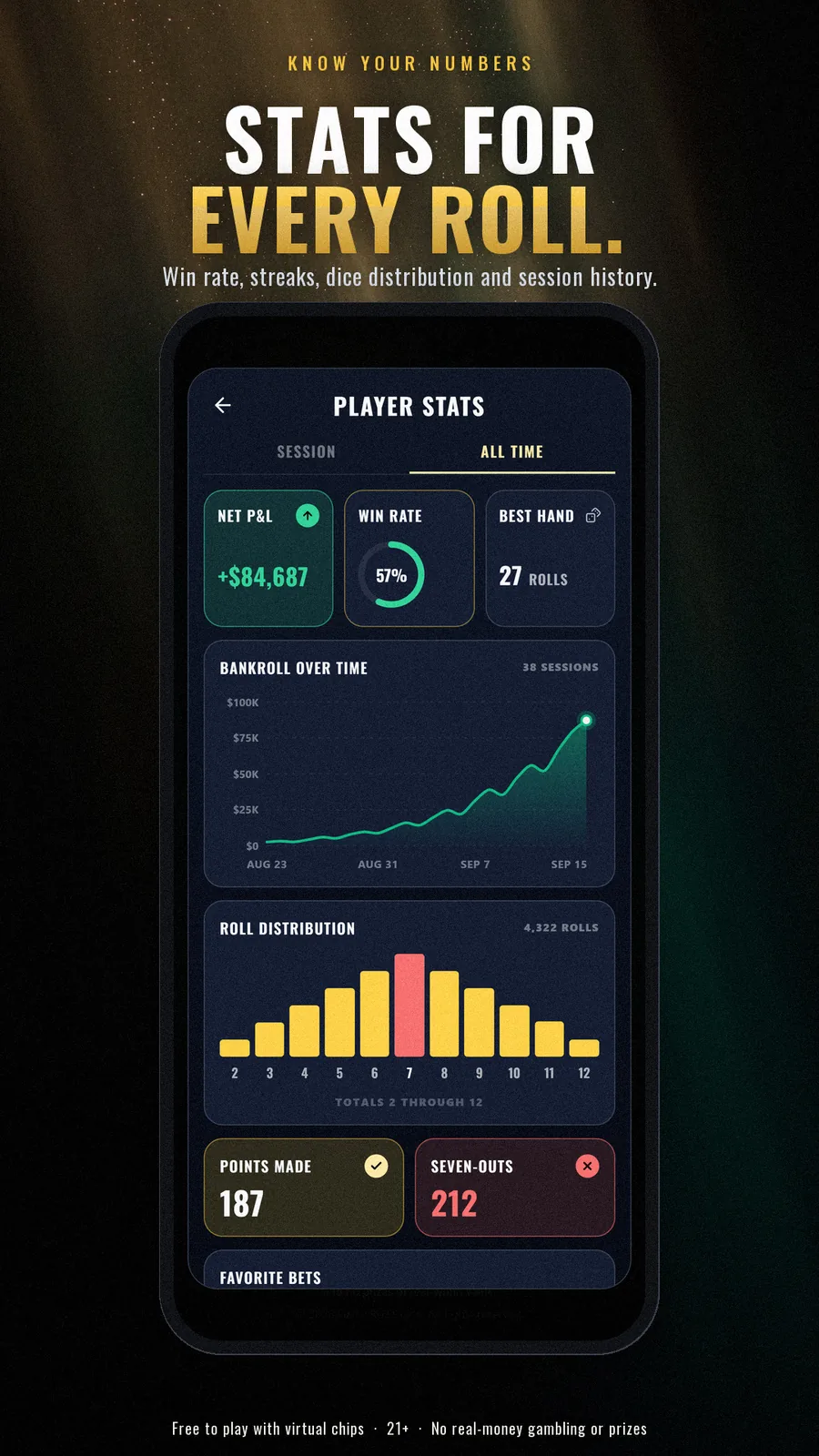 Lucky Roll Craps screenshot 8