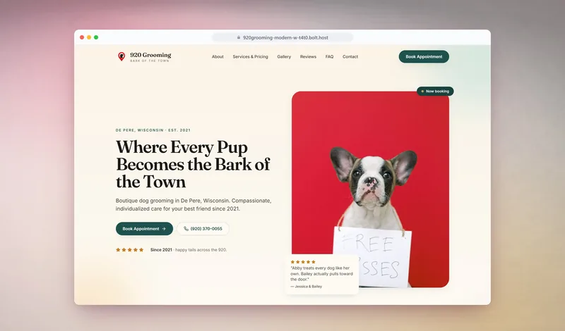 920 Grooming website